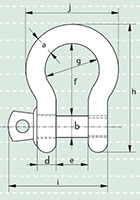 Green Pin Shackle G-4161